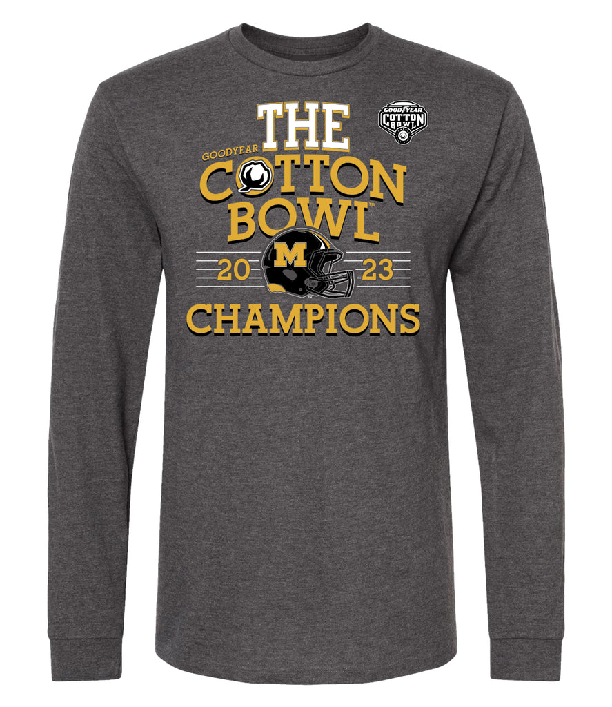 2023 Cotton Bowl THE CHAMPIONS Hthr Charcoal LST