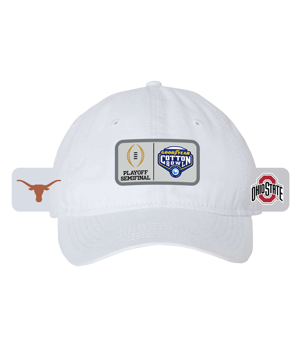 2025 Cotton Bowl 2Team White Hat Cotton Bowl Merchandise