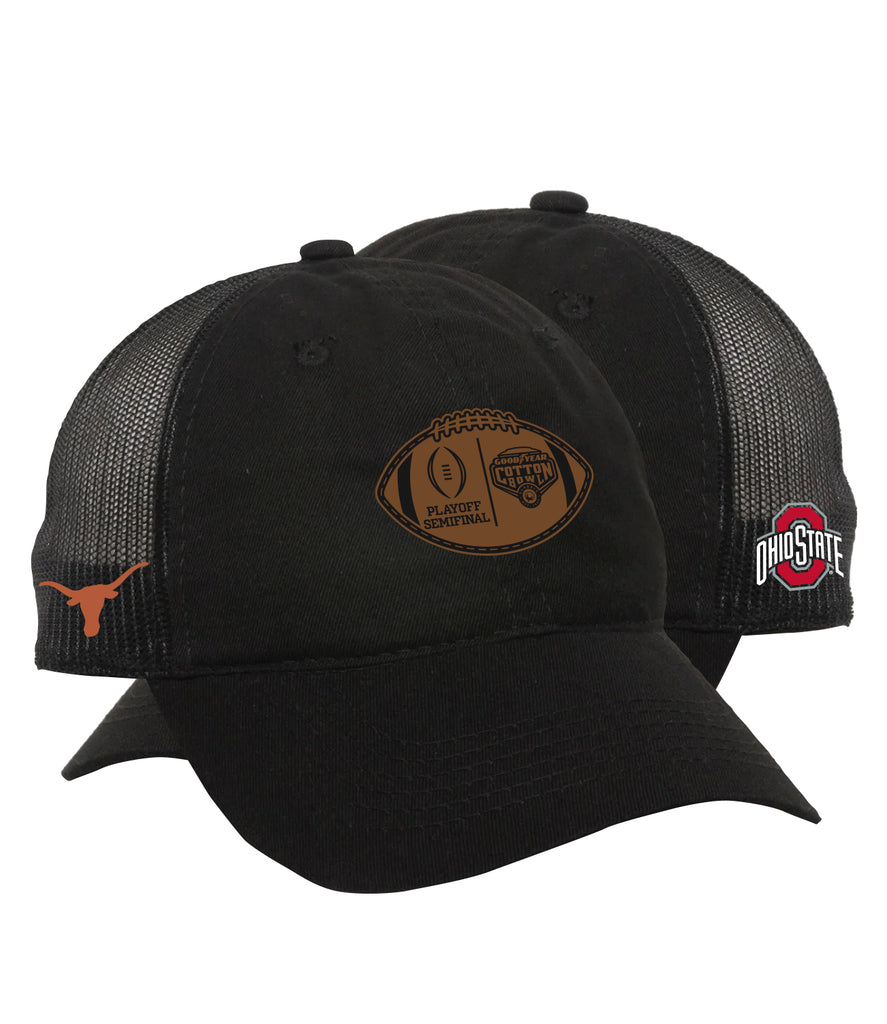 2025 Cotton Bowl 2Team Leather Patch Hat Cotton Bowl Merchandise