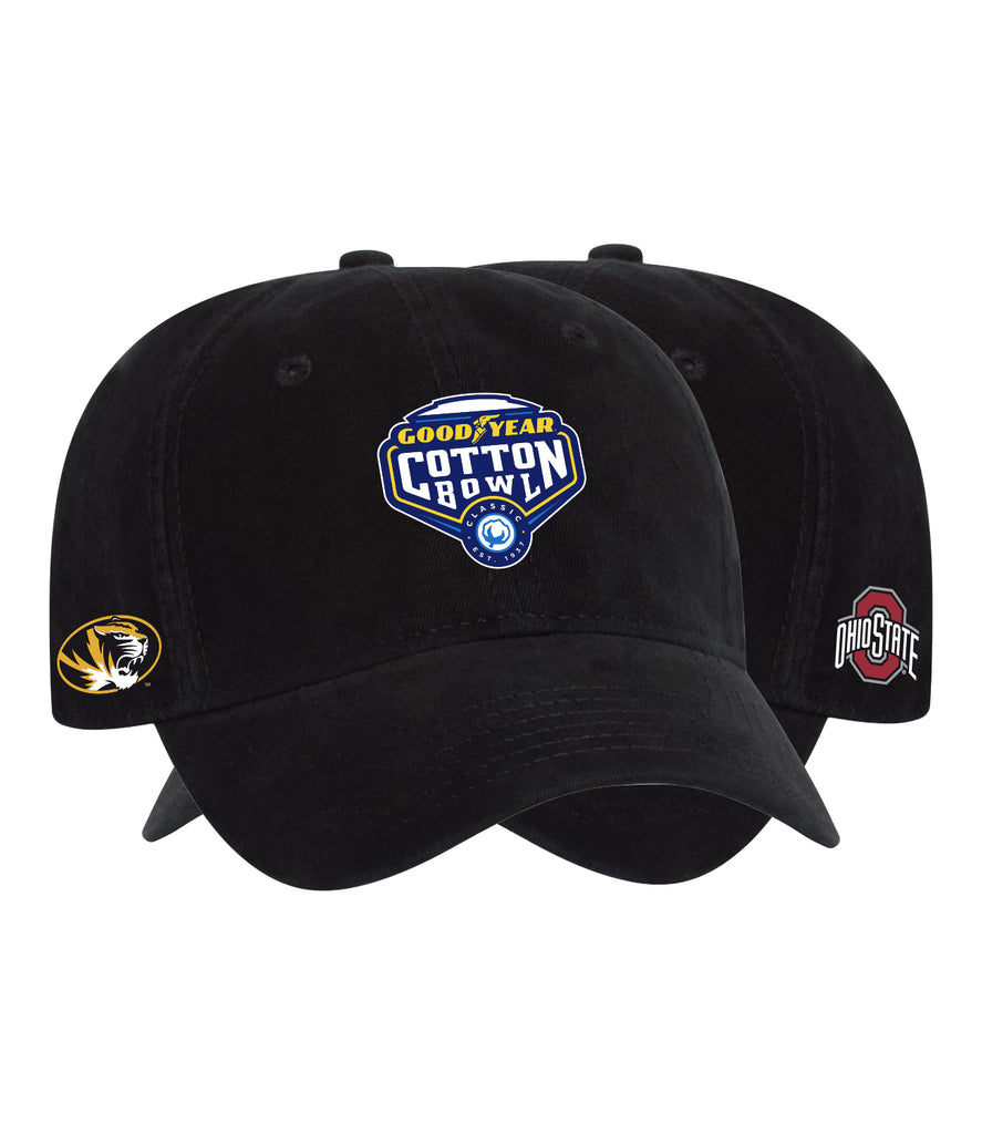 2023 Cotton Bowl 2-Team Black Dad Cap