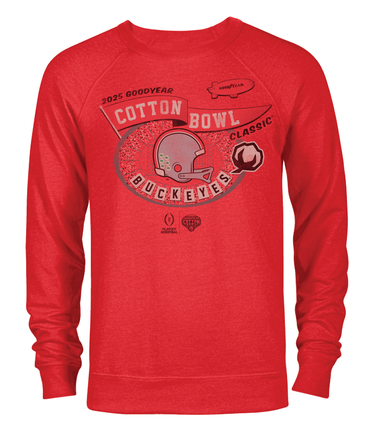 2025 Cotton Bowl Ohio State French Terry Crew - Main Image