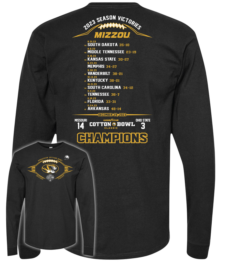 2023 Cotton Bowl CHAMPS VICTORIES Long Sleeve Tee