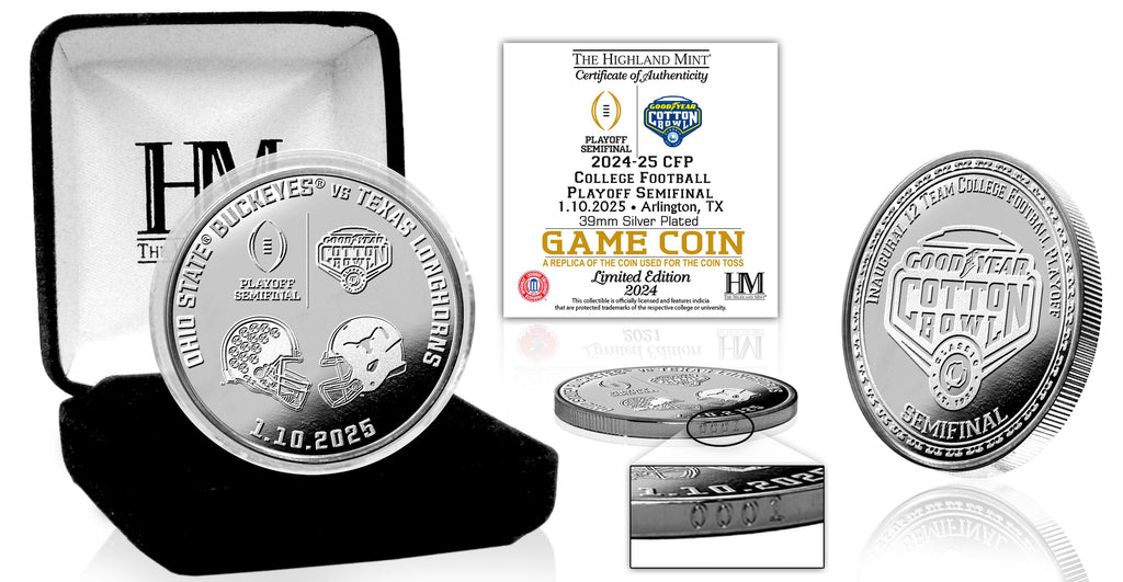 2025 Cotton Bowl 39mm Game Coin